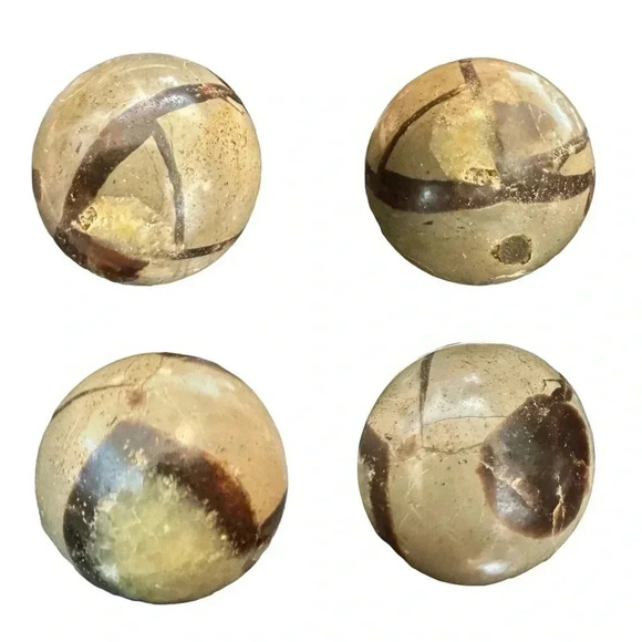 Natural Stone Crystal Sphere Collection & Stand - Picture 4 of 7